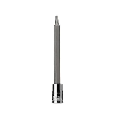 Capri Tools 1/4 in Drive Long T15 Star Bit Socket 3-0595